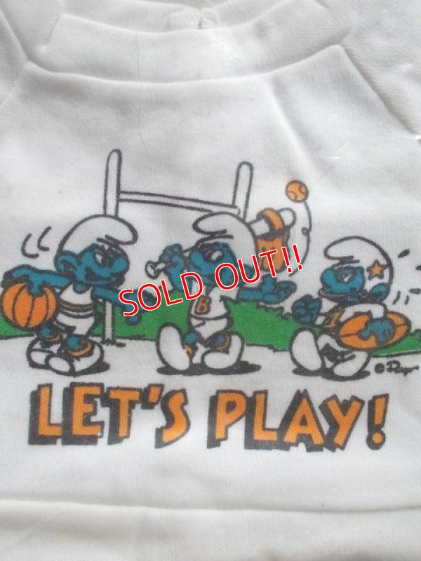 画像2: ct-130702-28 Smurf / 80's Plush doll T-Shirt "Let's Play!"