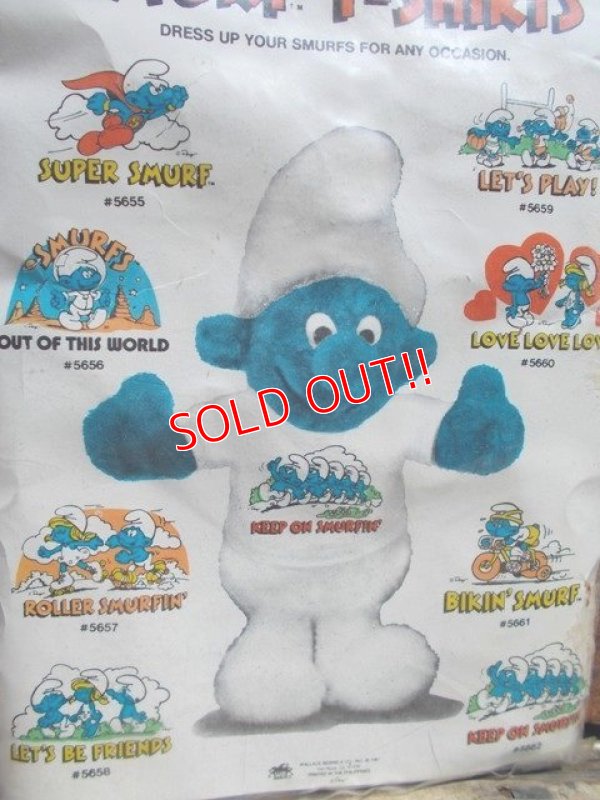 画像5: ct-130702-28 Smurf / 80's Plush doll T-Shirt "Let's Play!"