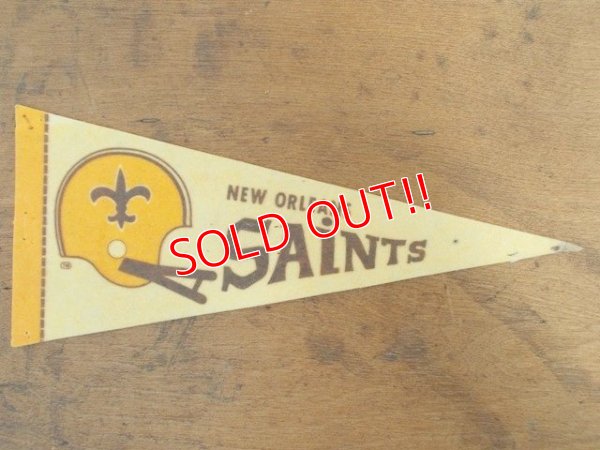 画像1: dp-722-06 NFL 70's mini Pennant "The New Orleans Saints"