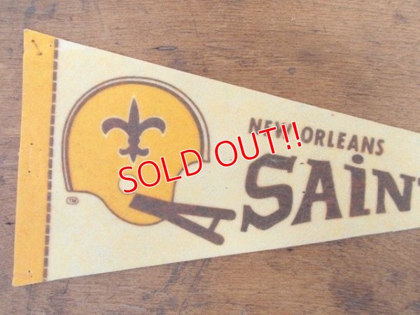 画像2: dp-722-06 NFL 70's mini Pennant "The New Orleans Saints"