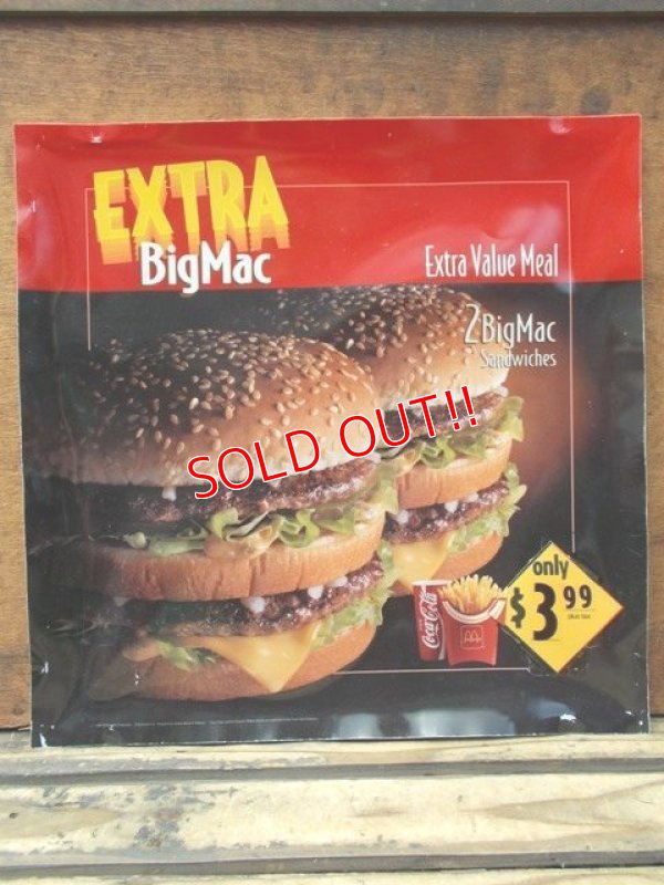 画像1: dp-130521-01 McDonald's / 90's Translite "Extra Big Mac"