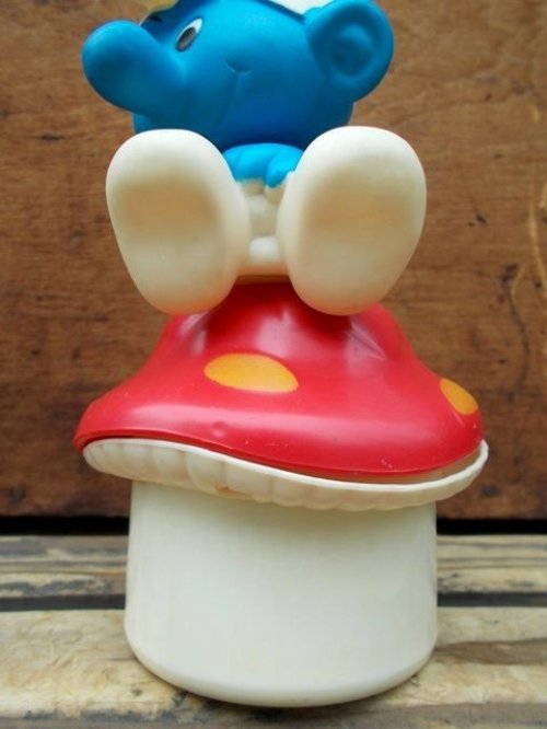 他の写真1: ct-130806-18 Smurf / Talbot Toys 80's Mushroom Musical Box