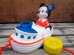 画像1: ct-130806-31 Mickey Mouse / A Child Guidance Toy 70's Bubble Barge Toy (1)