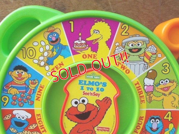 画像3: ct-806-16 Sesame Street / Fisher-Price Elmo's 1 to 10 See'n Say roulette