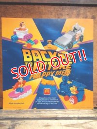 ad-813-04 Mcdonald's / 1991 Back to the Future Happy Meal Translite