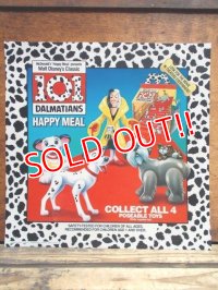 ad-813-02 Mcdonald's / 1991 101 Dalmatians Happy Meal Translite