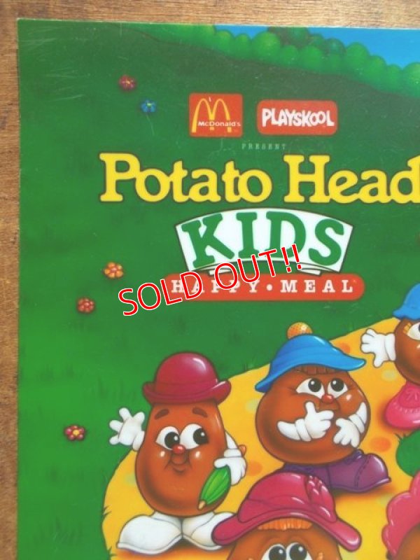 画像2: ad-813-01 Mcdonald's / 1991 Potato Head Kid's Happy Meal Translite