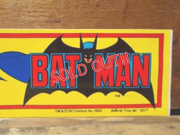 画像3: ct-813-98 Batman / 80's Sticker (B)