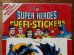 画像2: ct-813-90 DC Comic / Super Heroes 80's Puffy Stickers (D) (2)
