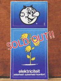 ad-821-15 Reddy Kilowatt / Vintage Sticker