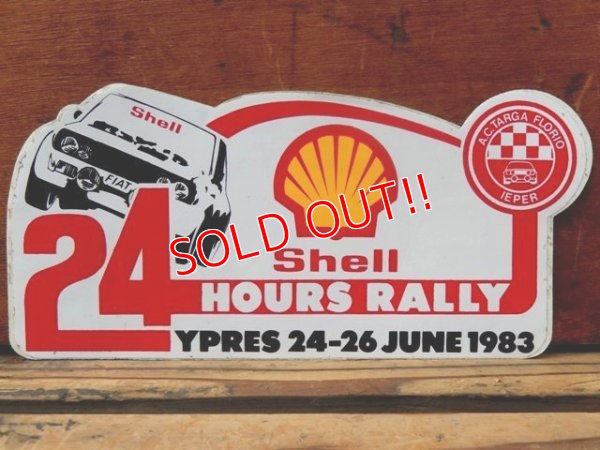 画像1: ad-821-17 Shell / 24 Hours Rally 80's Sticker