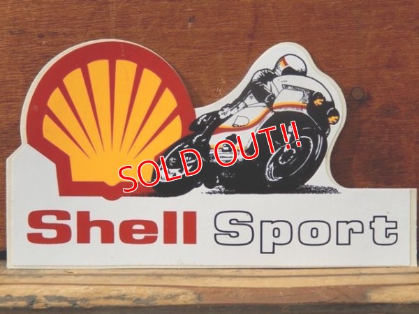 画像1: ad-821-18 Shell / Shell Sport Vintage Sticker