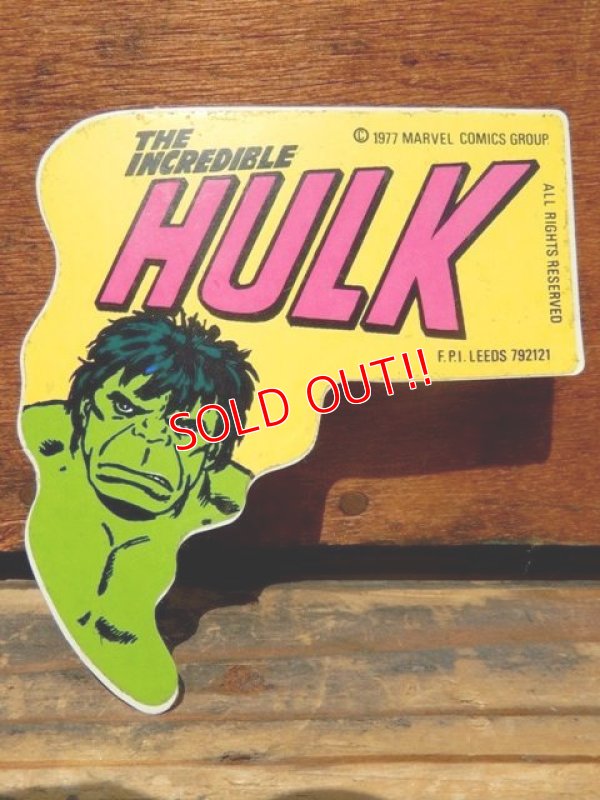 画像1: ad-821-21 Incredible Hulk / 70's Sticker