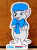 画像1: ad-821-24 The Rescuers × FINA / 70's-80's Sticker (D) (1)