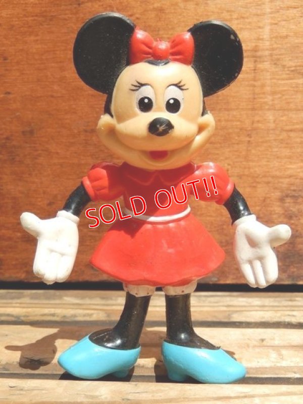 画像1: ct-130826-11 Minnie Mouse / 70's Bendable figure