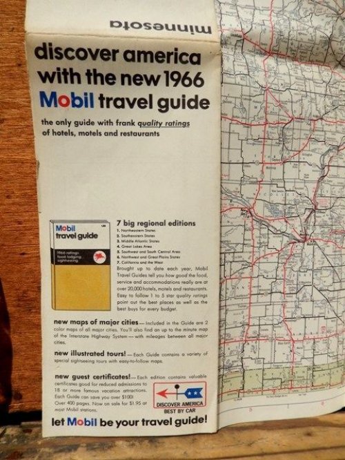 他の写真3: ad-110803-04 Mobil / 60's Minnesota Road Map