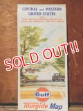 ad-110803-05 Gulf / 60's Central and Western United States Road Map