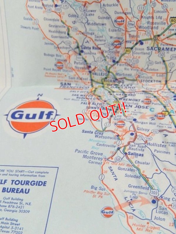 画像3: ad-110803-05 Gulf / 60's Central and Western United States Road Map
