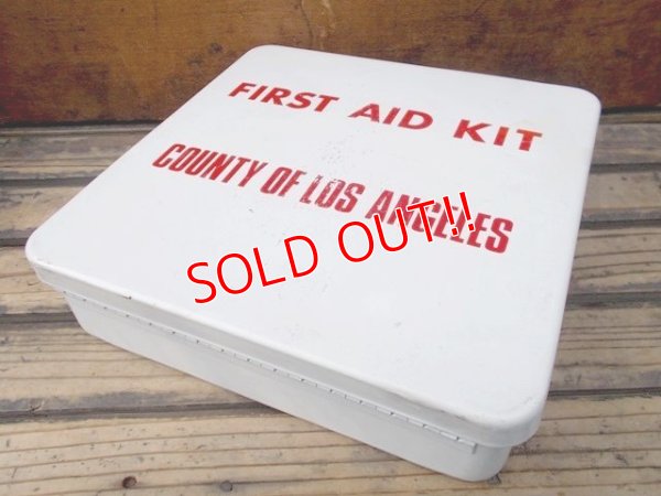 画像2: dp-130806-07 MASON / 70's Metal First Aid Kit Box