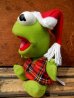 画像2: ct-130820-04 Baby Kermit / 80's Plush doll (Santa) (2)