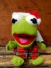 画像1: ct-130820-04 Baby Kermit / 80's Plush doll (Santa) (1)