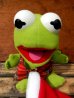 画像4: ct-130820-04 Baby Kermit / 80's Plush doll (Santa) (4)