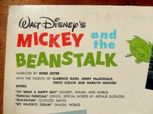 他の写真2: ct-130903-22 Mickey and the Beanstalk / 60's Record