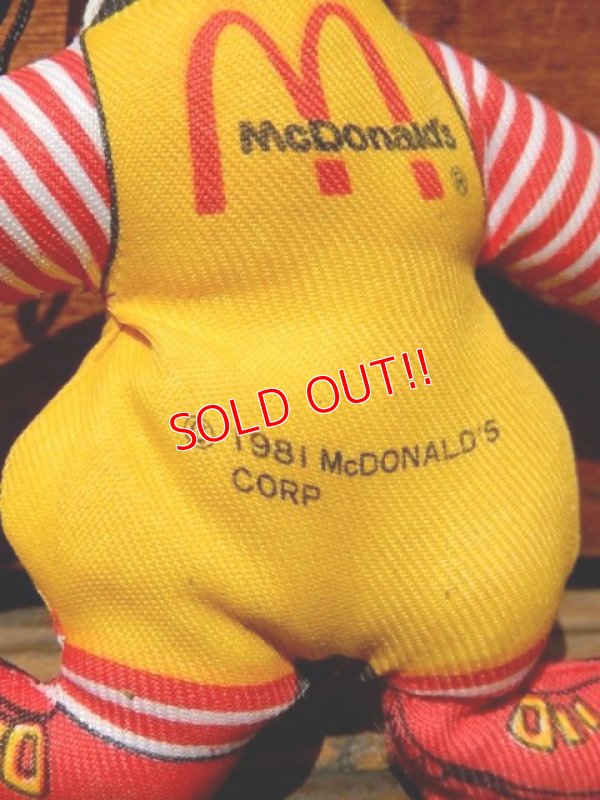 画像5: ct-130901-01 Ronald McDonald / 80's mini cloth doll