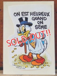ad-821-28 Scrooge McDuck / Vintage sticker