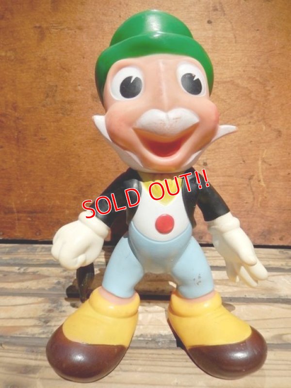 画像1: ct-130903-10 Jiminy Cricket / Ledraplastic 60's Rubber doll