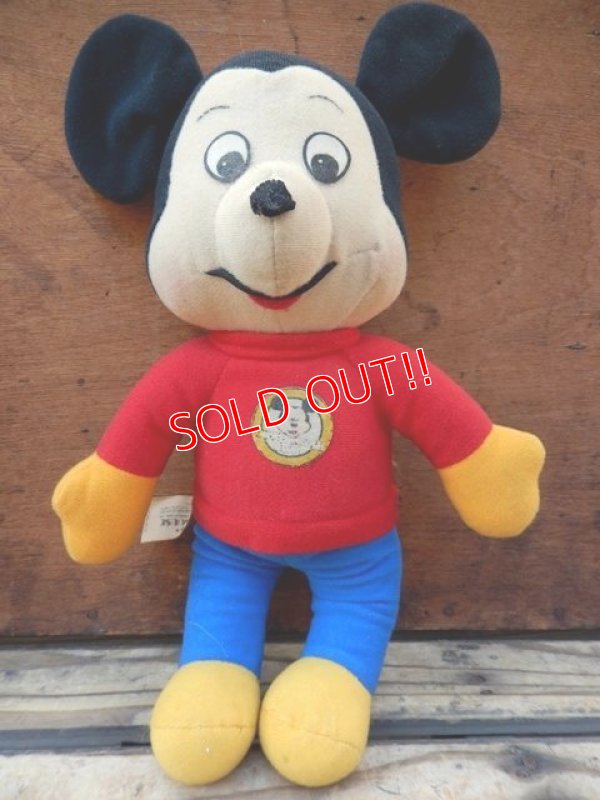 画像2: ct-130903-11 Mickey Mouse & Minnie Mouse / Knickerbocker 70's Plush doll