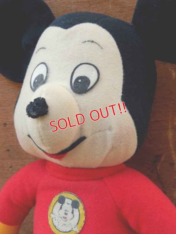 画像4: ct-130903-11 Mickey Mouse & Minnie Mouse / Knickerbocker 70's Plush doll