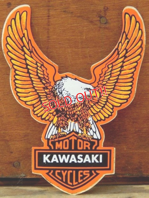 画像1: ad-821-33 KAWASAKI /Motor Cycles Sticker