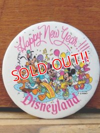 pb-909-06 Disneyland / 1989 Happy New Year Pinback