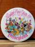 画像1: pb-909-06 Disneyland / 1989 Happy New Year Pinback (1)