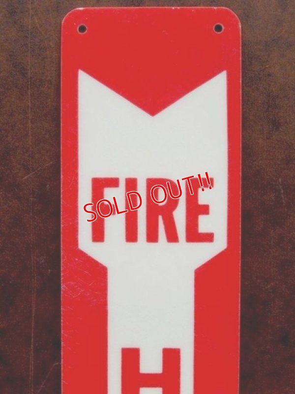 画像2: dp-130908-01 FIRE HOSE Plastic sign
