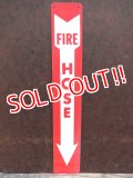 dp-130908-01 FIRE HOSE Plastic sign