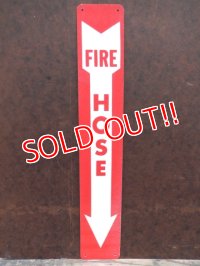 dp-130908-01 FIRE HOSE Plastic sign