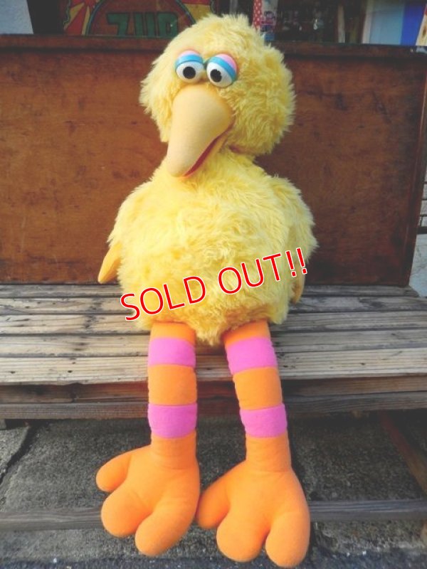 画像1: ct-130521-29 Big Bird / Hasbro 1985 Big Plush Doll