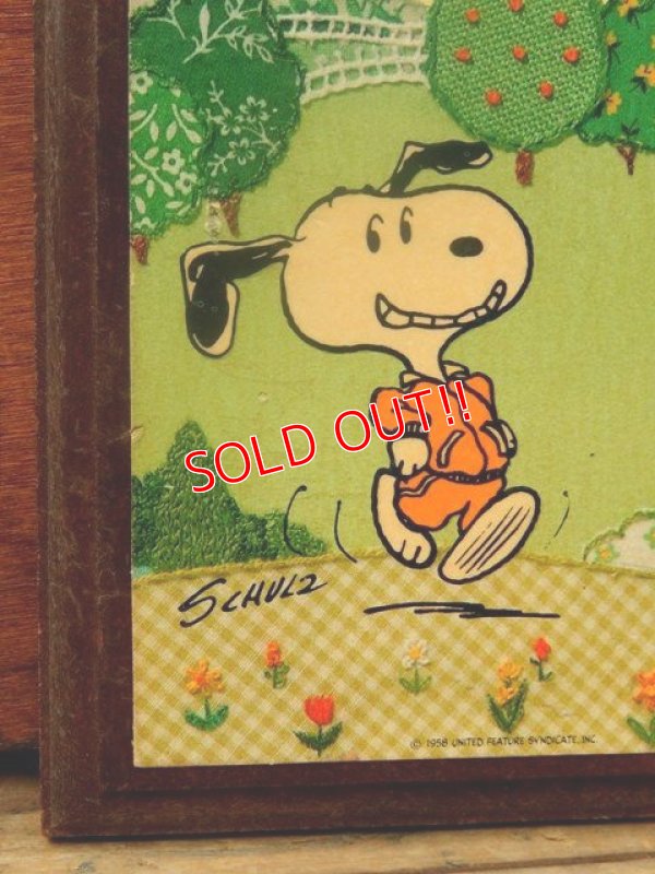 画像2: ct-130716-50 Snoopy / Hallmark Early 80's Wall Picture