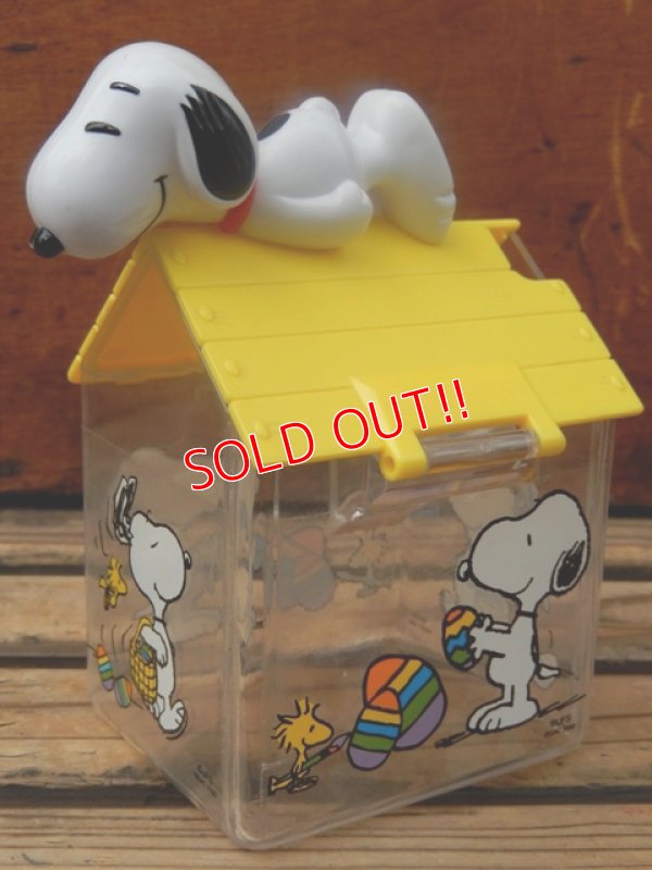画像1: ct-130716-61 Snoopy / Plastic Candy Container