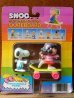 画像5: ct-130115-27 Snoopy / 80's Free Wheeling Action Skateboard w/ Lucy (5)