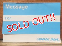 ad-100626-55 Pan Am / 70's Massage Note
