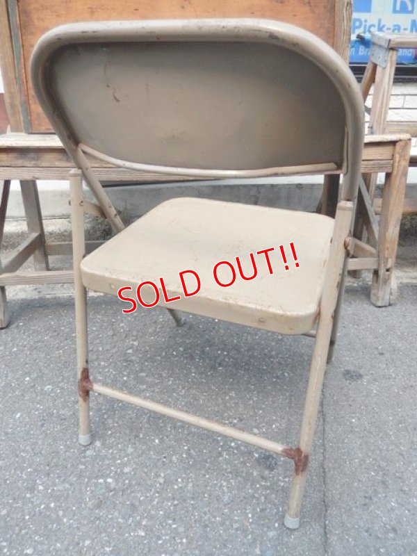 画像3: dp-110803-04 Vintage Metal Folding Chair