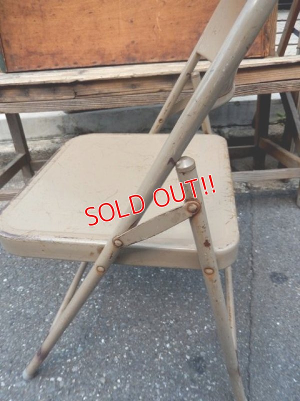 画像4: dp-110803-04 Vintage Metal Folding Chair