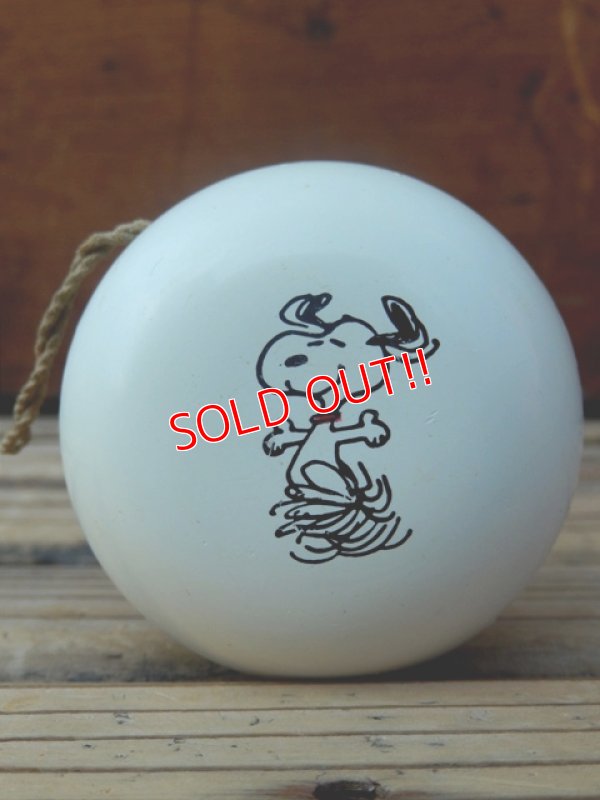 画像1: ct-130917-14 Snoopy / 70's Yo-Yo (White)