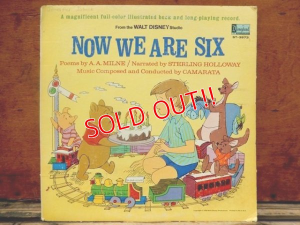 画像1: ct-121127-44 Winnie the Pooh / 60's Now We Are Six Record