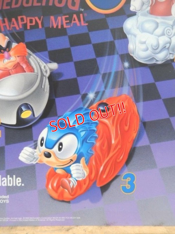 画像3: ad-813-07 McDonlad's / 1994 Sonic the Hedgehog Happy Meal Translite