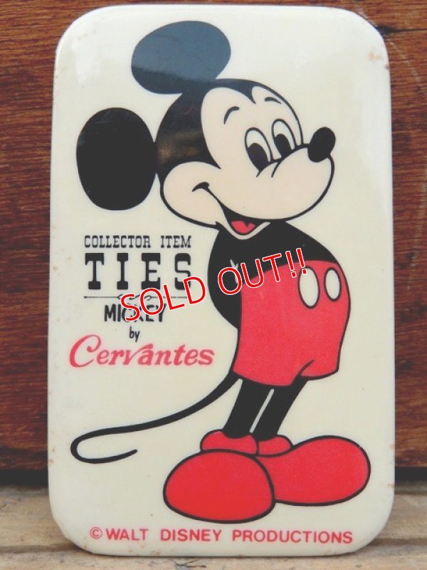 画像1: pb-909-11 Mickey Mouse / Cervantes 70's Pinback