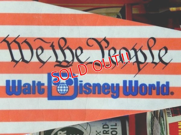 画像3: ct-130924-17 Walt Disney World / 80's-90's Pennant "We the People"